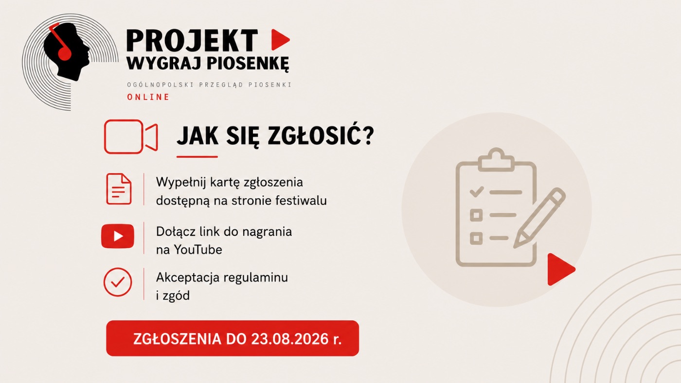 Projekt „Wygraj Piosenkę” — Ogólnopolski Przegląd Piosenki Online — plansza 6 z 6